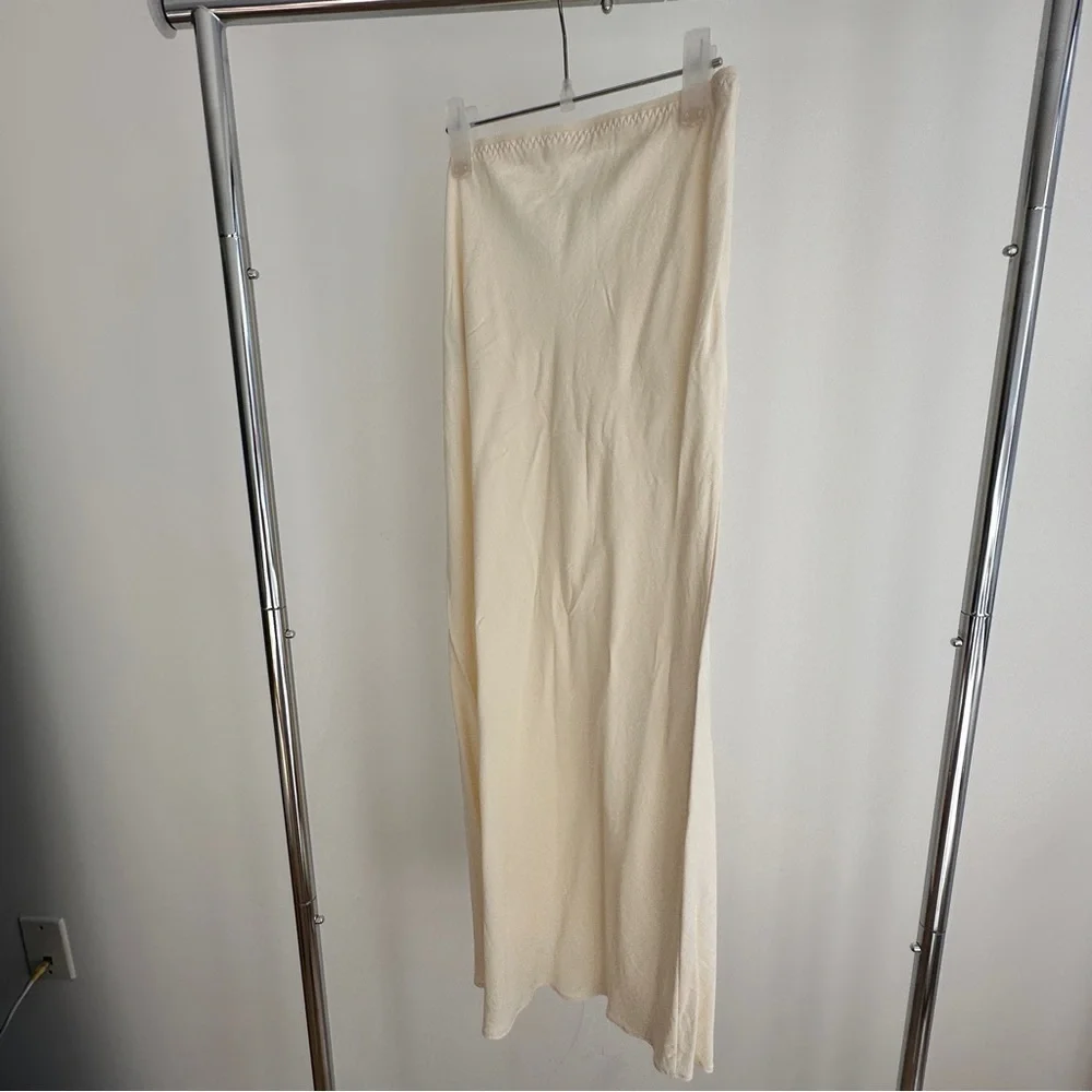 Arket Cream Maxi Skirt